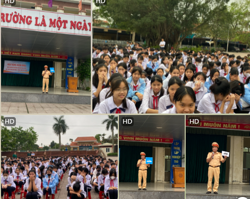 Công an huyện Thủy Nguyên: Phối hợp tổ chức hoạt động “ Tuyên truyền và phổ biến giáo dục pháp luật về trật tự an toàn giao thông và phòng chống đuối nước ”